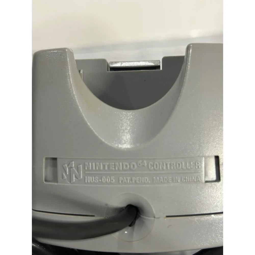 Nintendo 64 Controller Gray Original OEM Wired NUS-005 N64 Gaming Pad